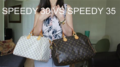 louis vuitton speedy 30 vs 35 size|louis vuitton speedy 35 price.